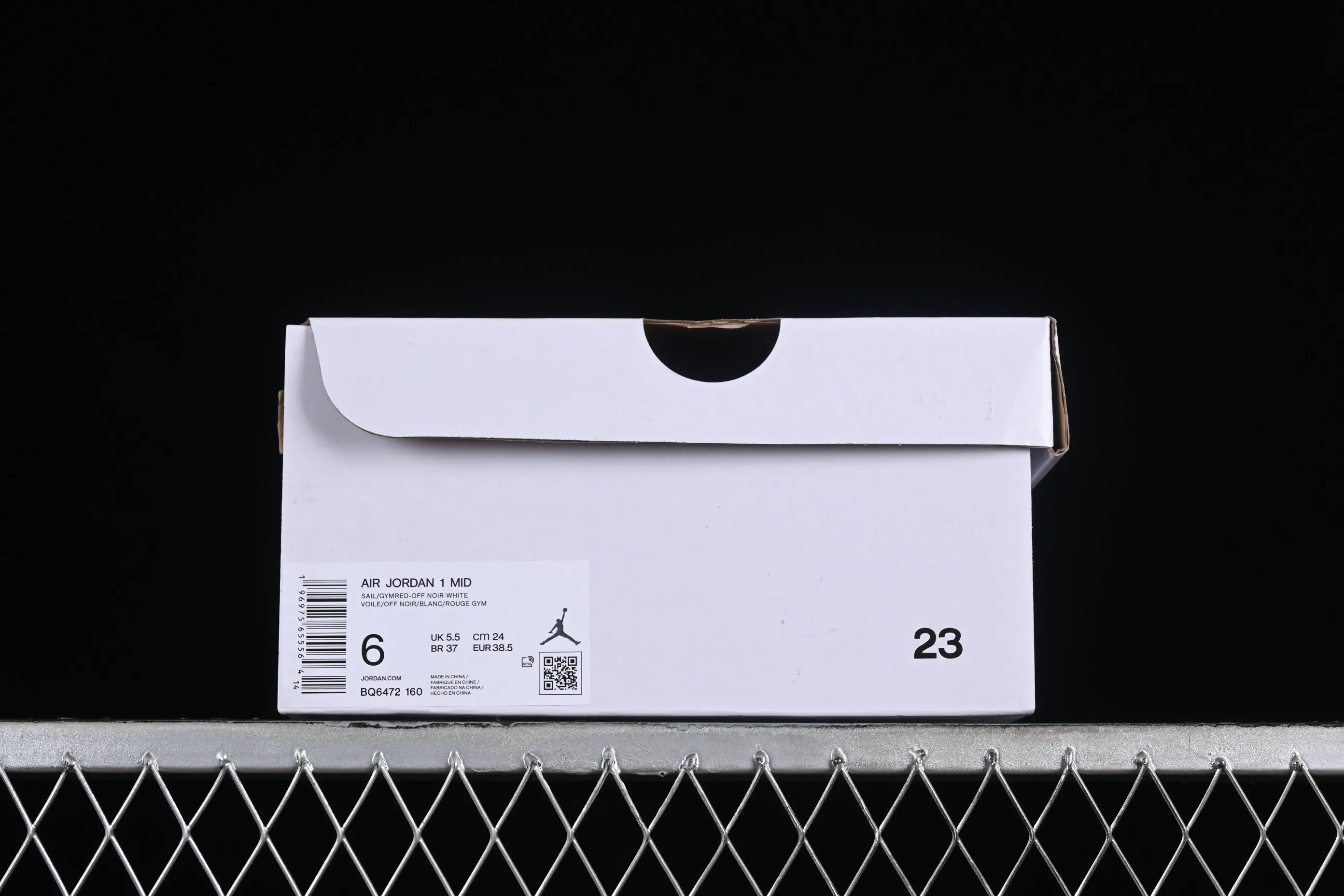 All categories Air Jordan Jordan series basketball shoes Air Jordan 1 Mid Air Jordan 1 Mid "Black Toe" AJ1 Joe 1 white black red Zhongbang basketball shoes BQ6472-160